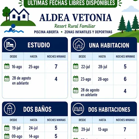 شقة Aldea Vetonia Familiar- Piscinas-4 Zonas Infantiles Y Deportivas 4 Actividades Al Dia Hasta El 8 De Septiembre Con Monitores 